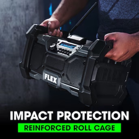 FLEX Water Resistant Cordless Jobsite Radio - Picture 3 of 5